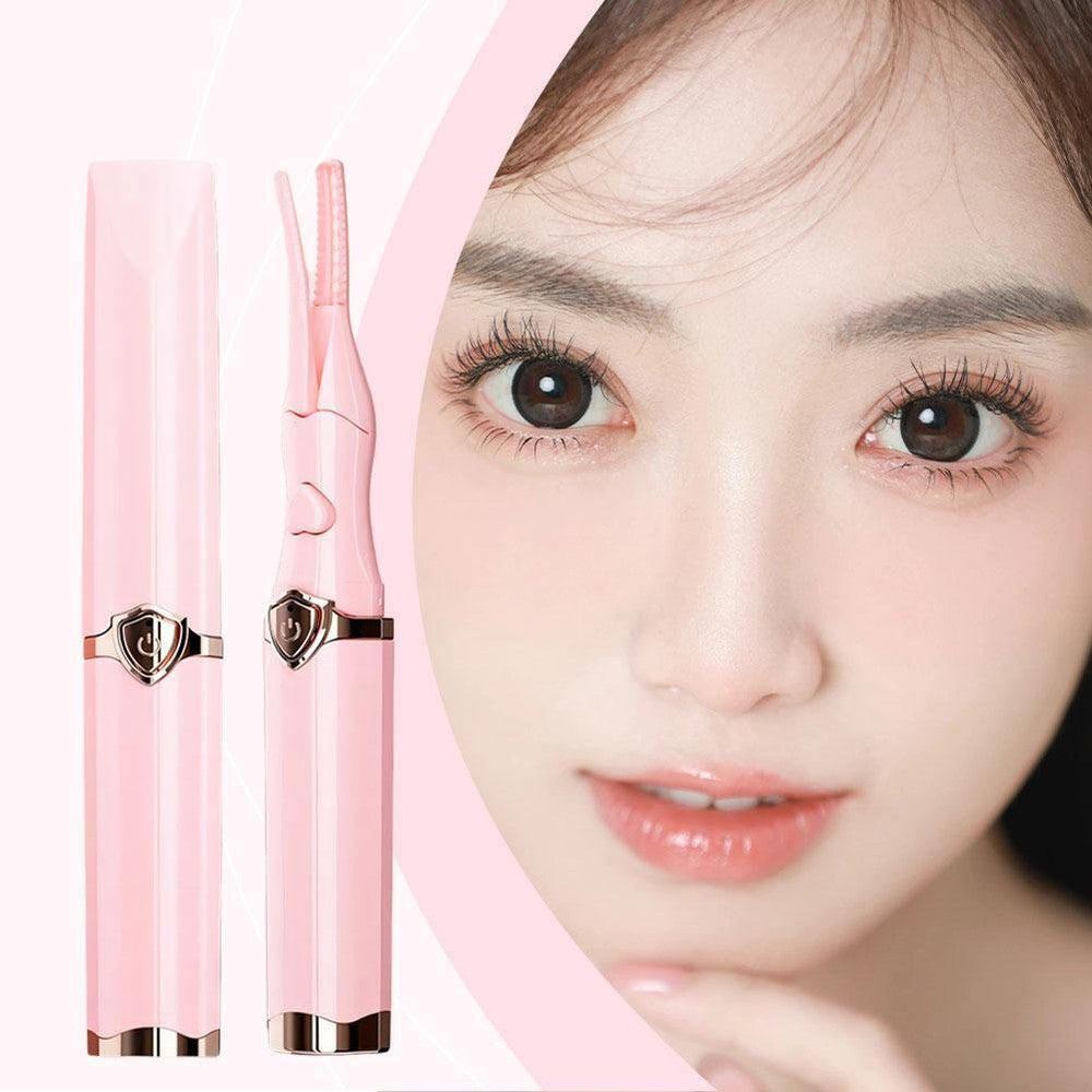 USB Rechargeable Electric Heated Eyelash Curler Long Lasting Makeup Too ha GTR7
