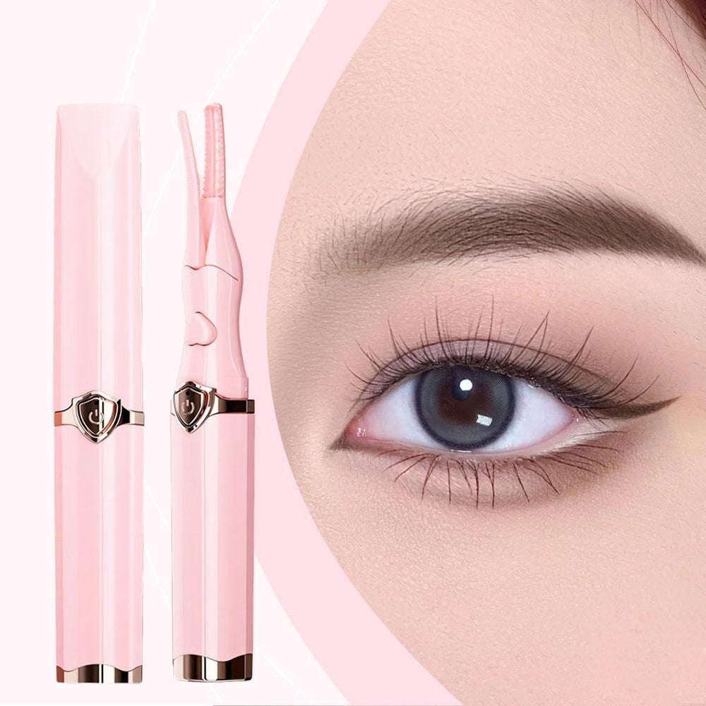 USB Rechargeable Electric Heated Eyelash Curler Long Lasting Makeup Too ha GTR7