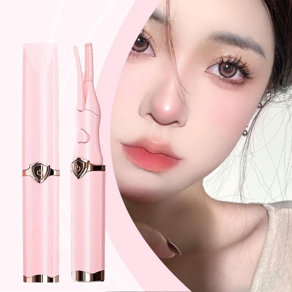 USB Rechargeable Electric Heated Eyelash Curler Long Lasting Makeup Too ha GTR7