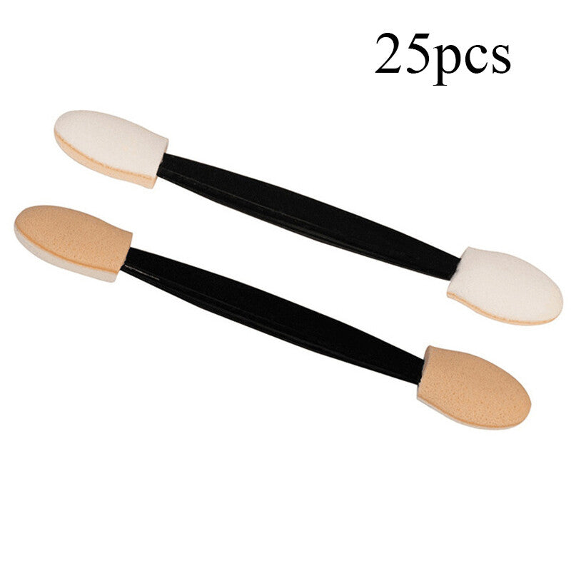 Double Ended Disposable Eyeshadow Sponge Applicators Make Up Dual Brush .