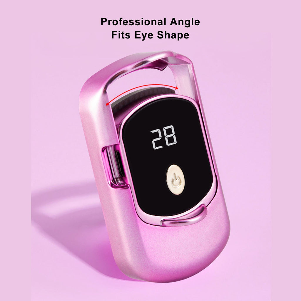 Heated Electric Eyelash Curler USB Charging Rechargeable Curly Lash Curler F WPD