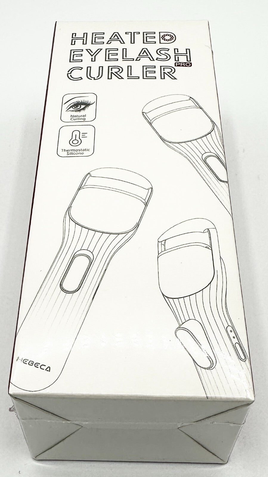 Electric Heated Eyelash Curler USB Rechargeable Makeup Curling Tool Long Lasting