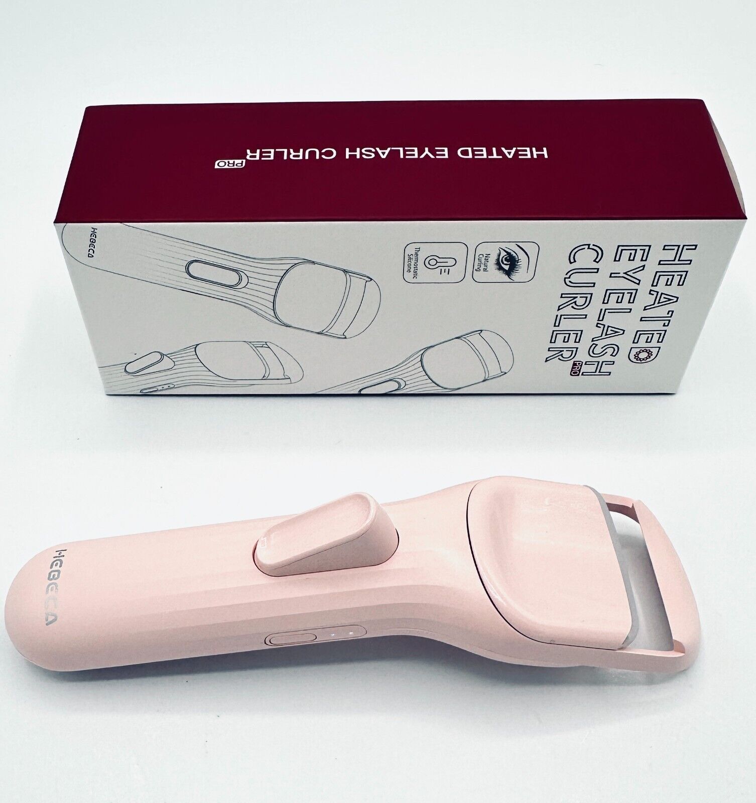 Electric Heated Eyelash Curler USB Rechargeable Makeup Curling Tool Long Lasting