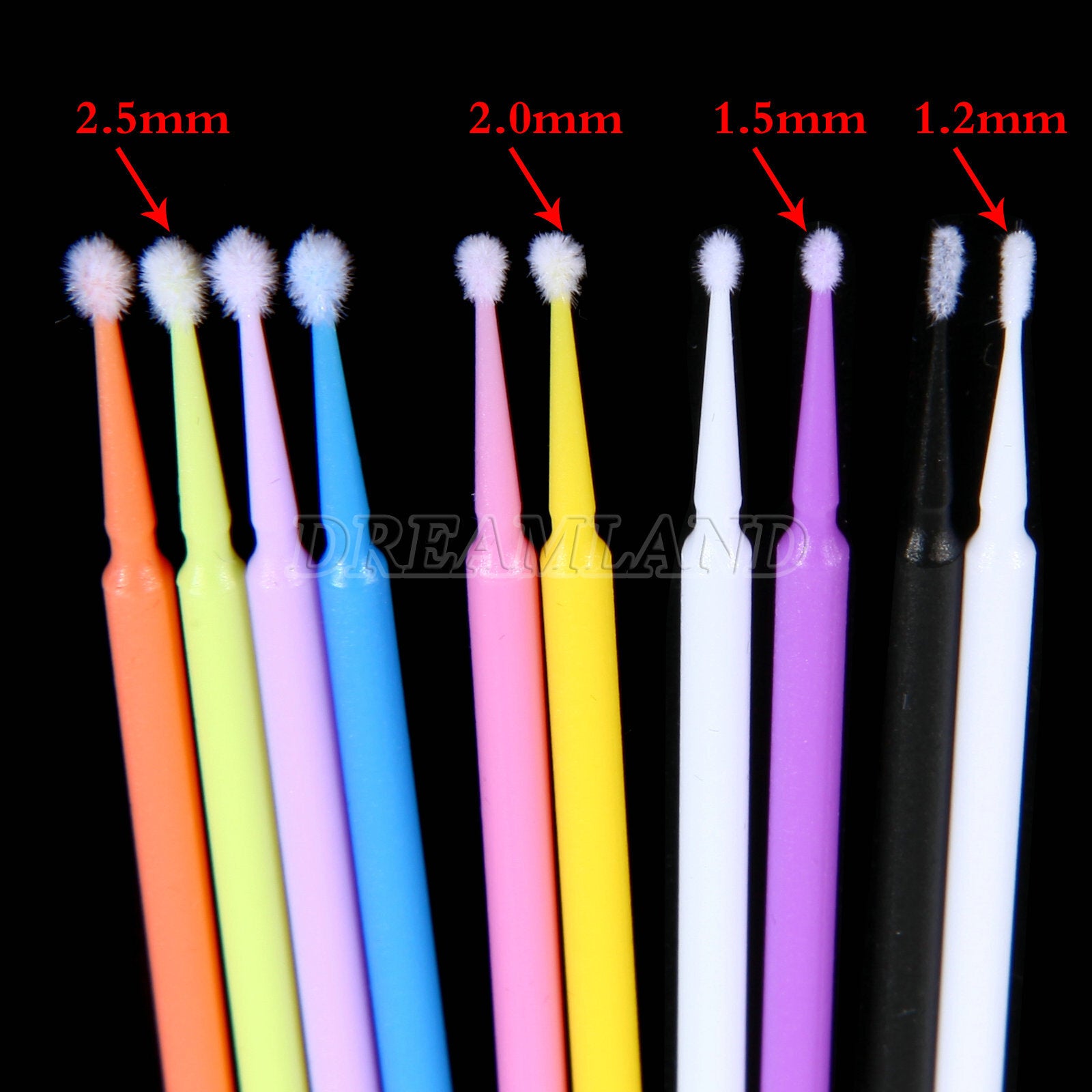 US Micro Brushes Applicators Microbrush Dental (Regular, Fine, Super Fine) Eye